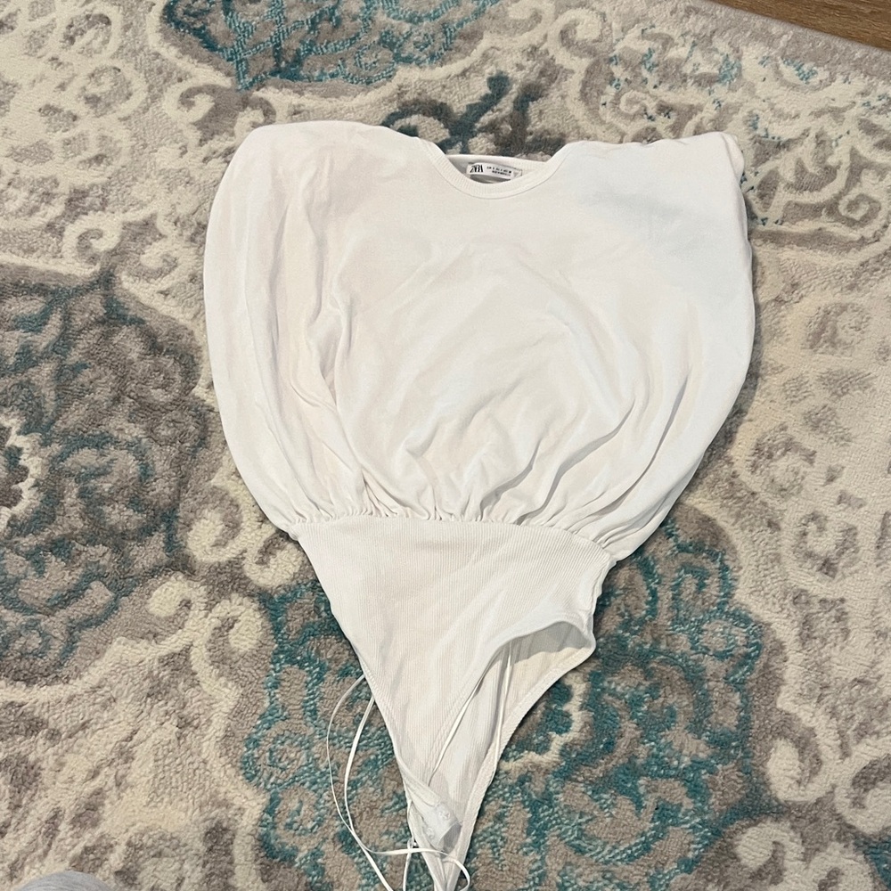 Zara White Bodysuit